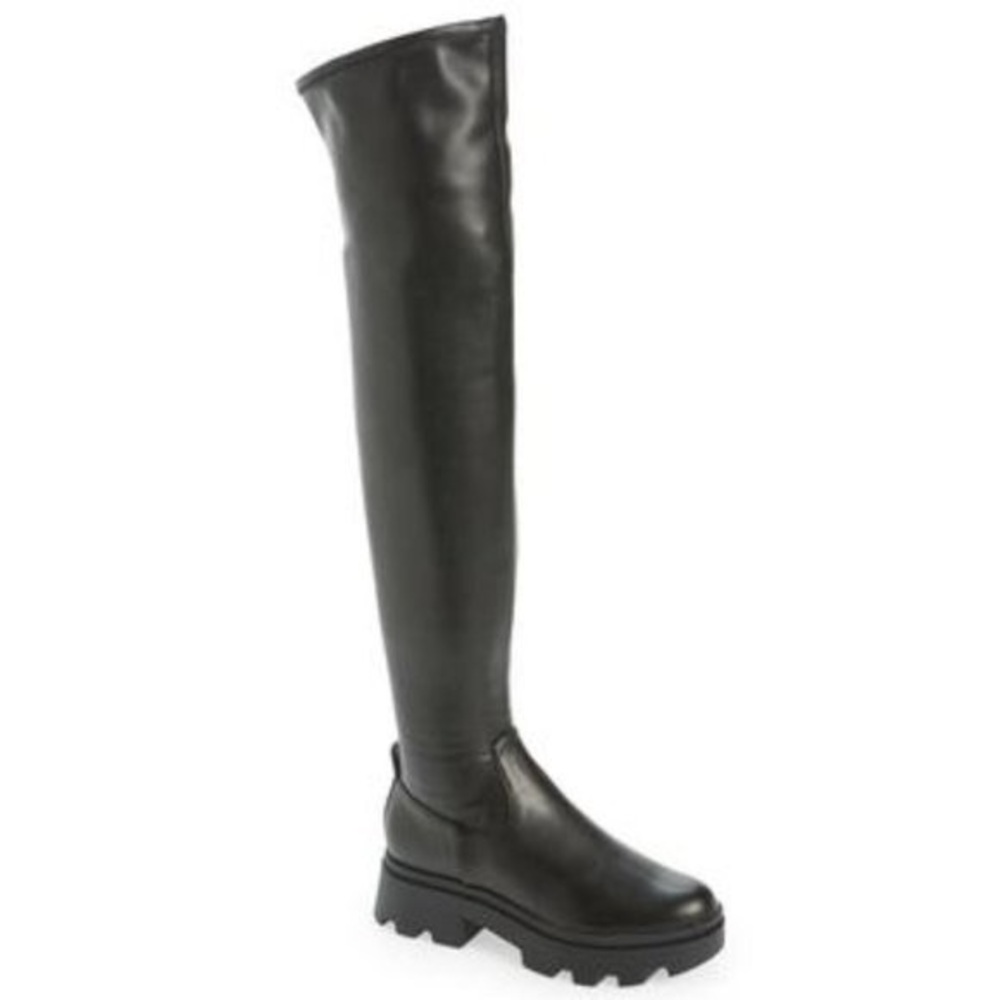 OPEN EDIT Black Over-the-Knee Women's Boots